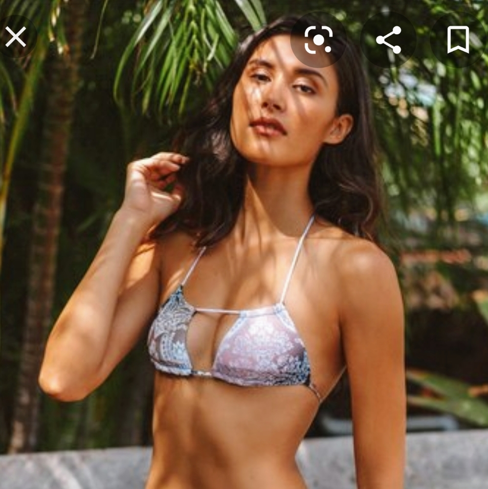 💕 San Lorenzo Castle print bikini top